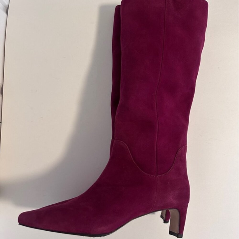 NEW Vince Camuto Avriah  Women's Knee-High Boots in Rich Purple/Burgund, Sz 7M